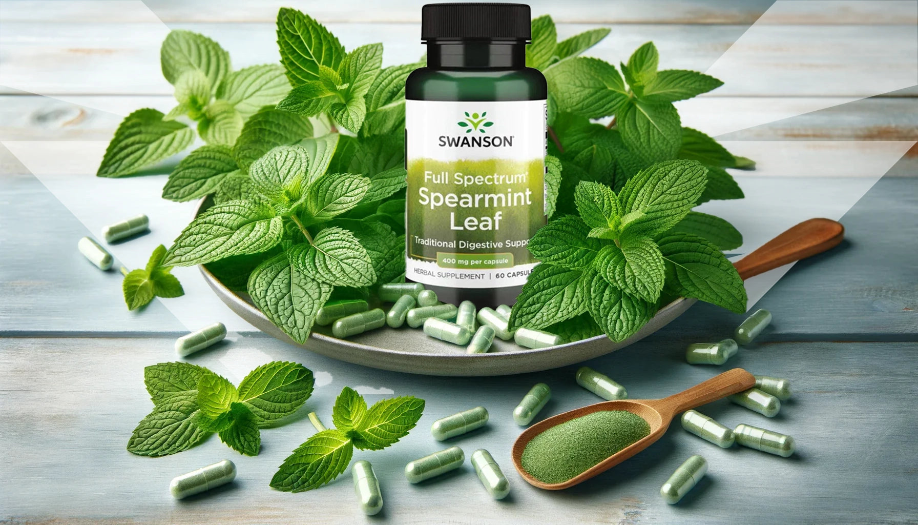 Unlocking Natural Benefits: A Comprehensive Guide to Swanson Full Spectrum Spearmint Leaf 400mg at MYSUPPLEMENTSHOP