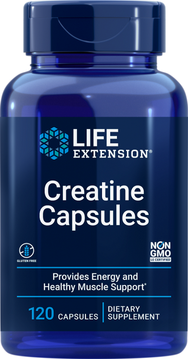 Life Extension Creatine Capsules 120 Capsules - Creatine Capsules at MySupplementShop by Life Extension