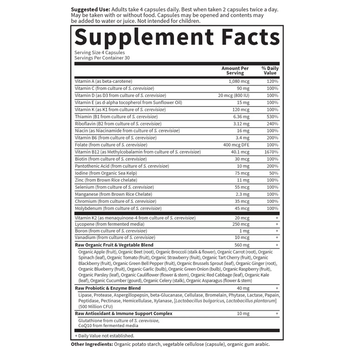 Garden of Life Vitamin Code Men - 120 vcaps - Vitamins & Minerals at MySupplementShop by Garden of Life