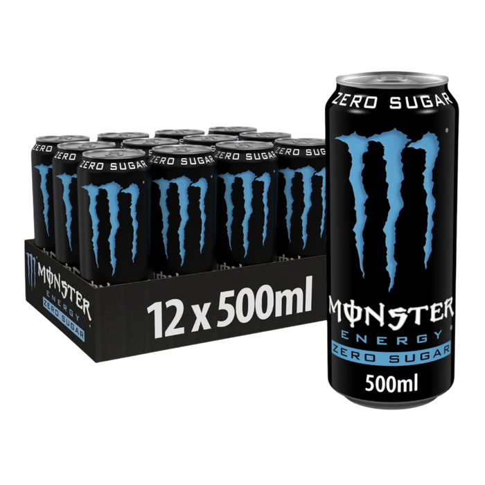 Monster Energy ZERO Sugar - 12 x 500ml