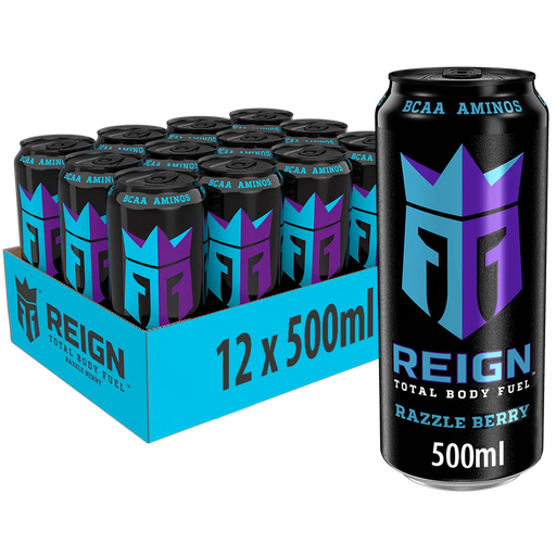 REIGN Total Body Fuel 1.49 GBP Price Marked Product 12x500ml - Razzle Berry - Sports & Energy Drinks at MySupplementShop by REIGN