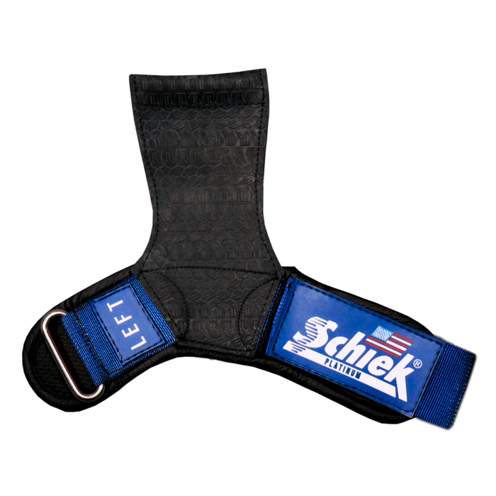 Schiek Model 1907 Platinum Edition Ultimate Grips – 3-in-1 Lifting Straps, Grip Pads & Wrist Support (Multiple Colors Available)