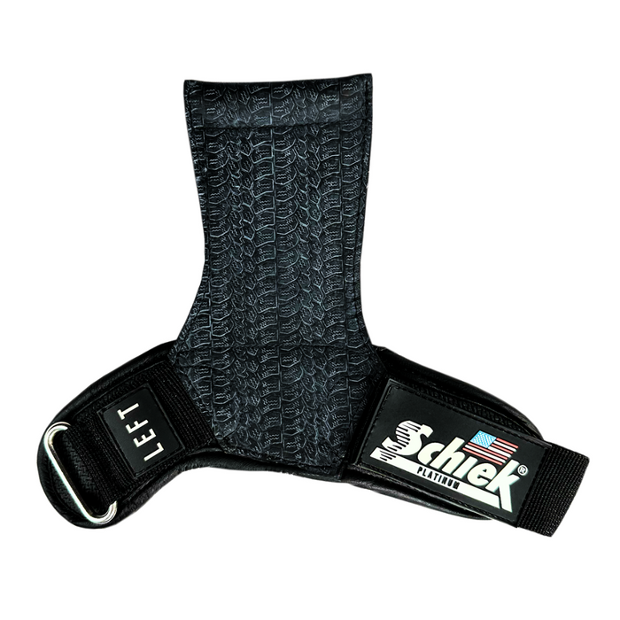 Schiek Model 1907 Platinum Edition Ultimate Grips – 3-in-1 Lifting Straps, Grip Pads & Wrist Support (Multiple Colors Available)