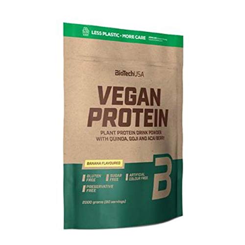 BioTechUSA Vegan Protein, Banana - 2000g - Whey Proteins at MySupplementShop by BioTechUSA