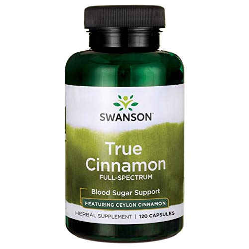 Swanson True Cinnamon Full Spectrum - 120 caps - Health and Wellbeing at MySupplementShop by Swanson