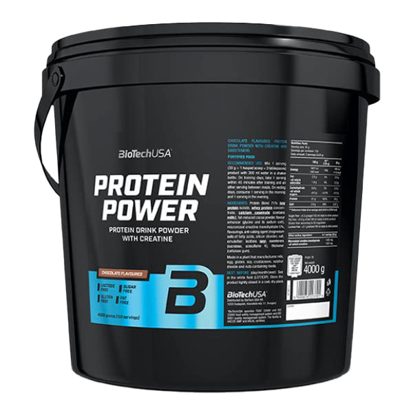 BioTechUSA Protein Power, Strawberry Banana - 4kg