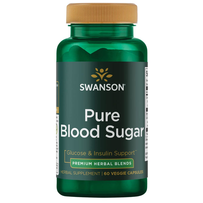 Swanson Pure Blood Sugar - 60 vcaps - Combination Multivitamins & Minerals at MySupplementShop by Swanson