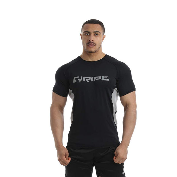 RIPT Contrast Performance T-Shirt Black - Medium - T-Shirts at MySupplementShop by RIPT Performance