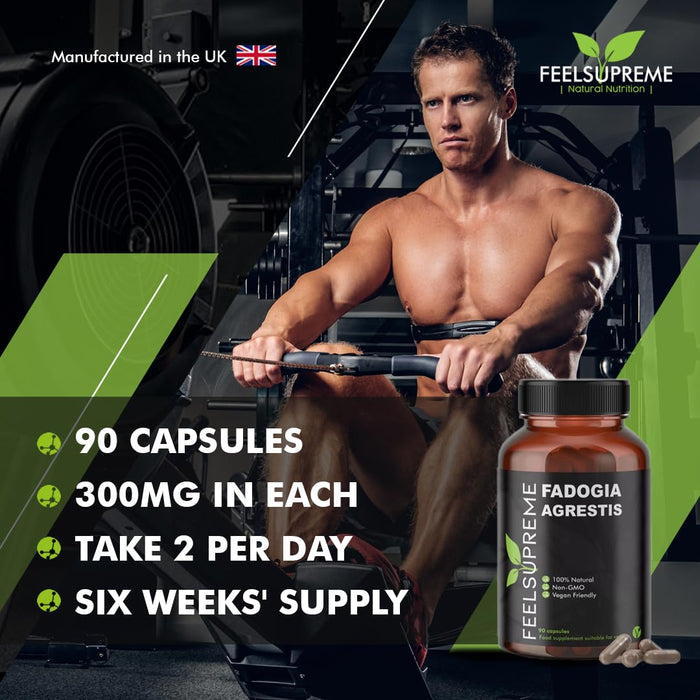 Feel Supreme Fadogia Agrestis 90Veg Caps - Testosterone Boosters at MySupplementShop by Feel Supreme