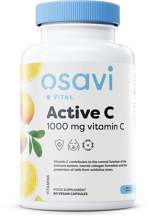 Osavi Active C, 1000mg Vitamin C - 60 vegan caps - Vitamin C at MySupplementShop by Osavi