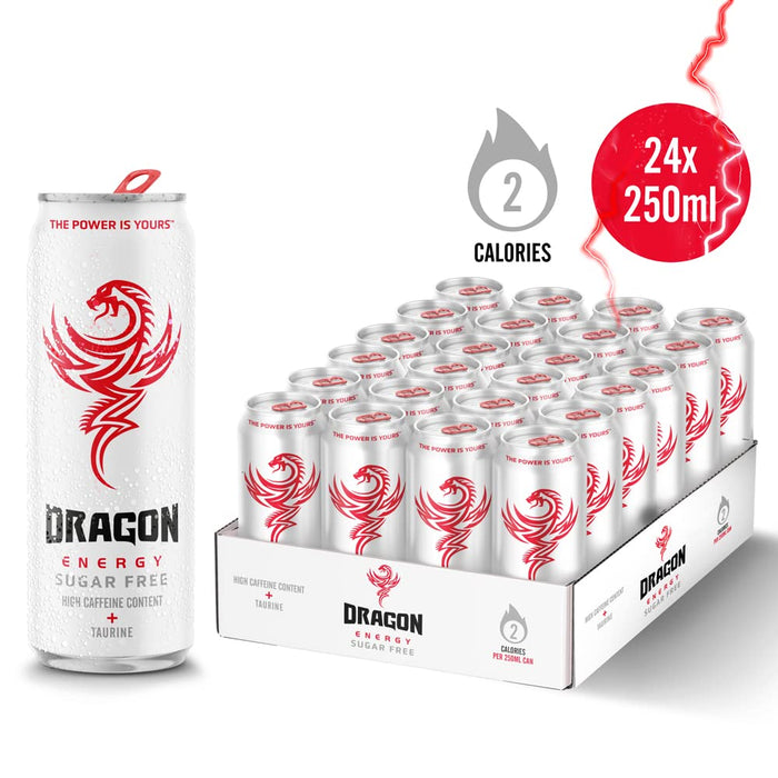 Dragon Energy 24 x 250ml - Energy Drinks at MySupplementShop by Dragon Energy