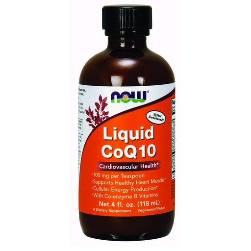 NOW Foods CoQ10 Liquid - 118 ml. - Health and Wellbeing at MySupplementShop by NOW Foods