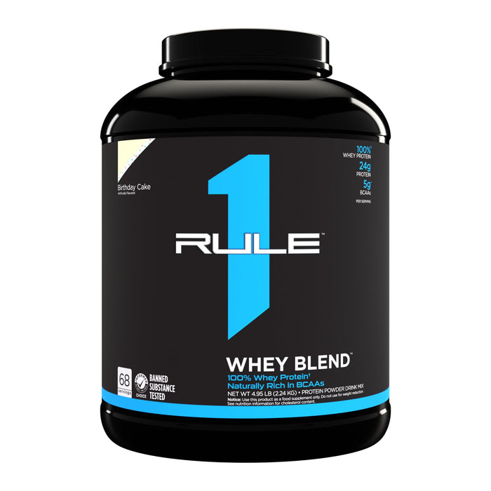 R1 Whey Blend, Birthday Cake - 2240g - Whey Proteins at MySupplementShop by Rule One