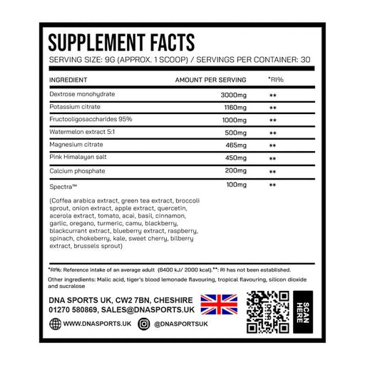 DNA Sports Hydra 1  270g Pink Lemonade - Electrolyte Replacements at MySupplementShop by DNA SPORTS