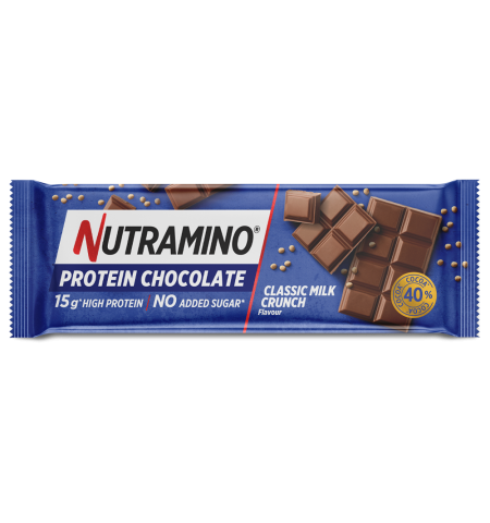 Nutramino Protein Chocolate - Delicious High-Protein Snack 16 x 50g - Classic Milk Chocolate - Party Mix at MySupplementShop by Nutramino