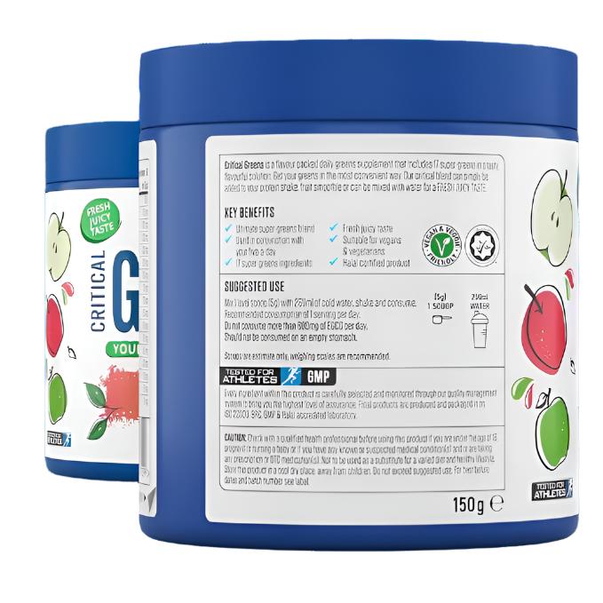 Applied Nutrition Critical Greens Your Daily Nutrient Boost 250g - Greens at MySupplementShop by Applied Nutrition