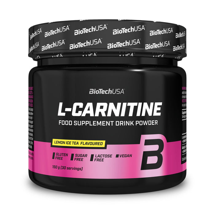 BioTechUSA L-Carnitine Drink Powder, Lemon Ice Tea - 150 grams - L-Carnitine at MySupplementShop by BioTechUSA