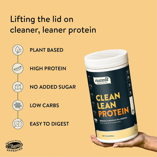 Nuzest Clean Lean Protein 1kg Just Natural 40 Servings - Sports Nutrition at MySupplementShop by Nuzest