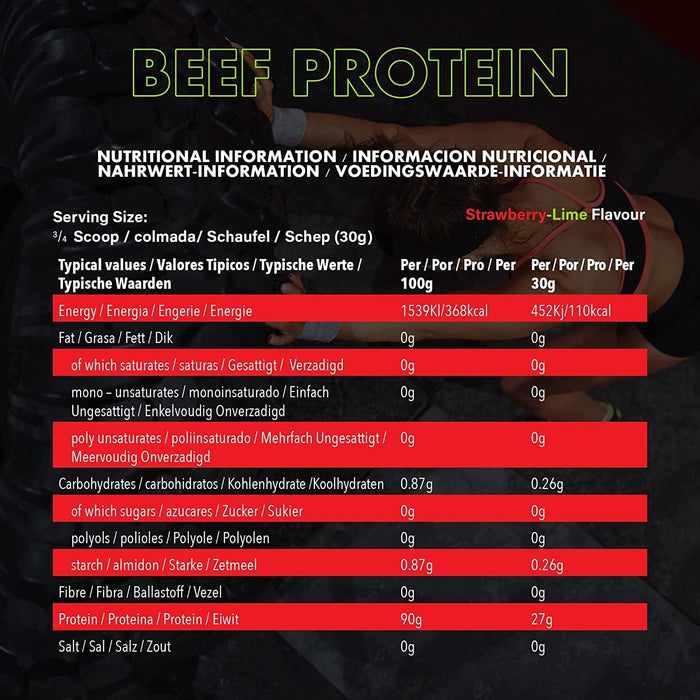 NXT Nutrition Beef Protein Isolate 540g - Protein Powder at MySupplementShop by Nxt Nutrition