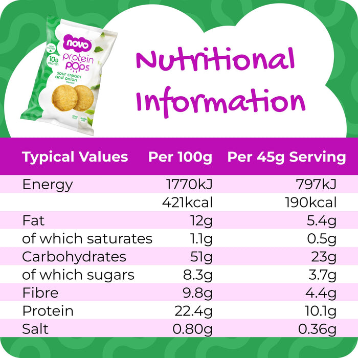 Novo Nutrition Novo Protein Pops 6x45g