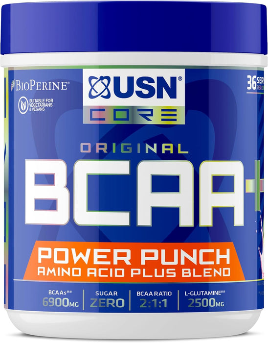 USN BCAA Power Punch+ Powder - BCAAs at MySupplementShop by USN