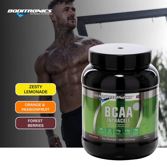 Boditronics BCAA Intracell Xtra 750g - Protein Blends at MySupplementShop by Boditronics