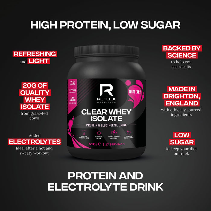 Reflex Nutrition Clear Whey Isolate 1020g - Whey Proteins at MySupplementShop by Reflex Nutrition