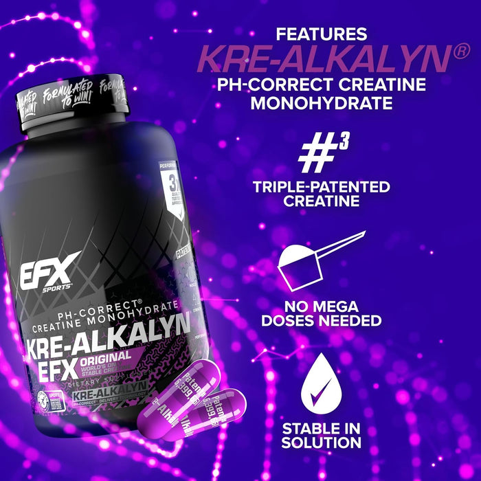 EFX Sports Kre-Alkalyn EFX 120 Capsules