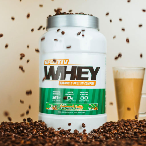 Efectiv Nutrition Whey Protein 900g Caramel Latte - Whey Proteins at MySupplementShop by Efectiv