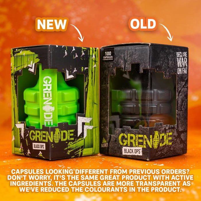 Grenade Black Ops 100 Capsules