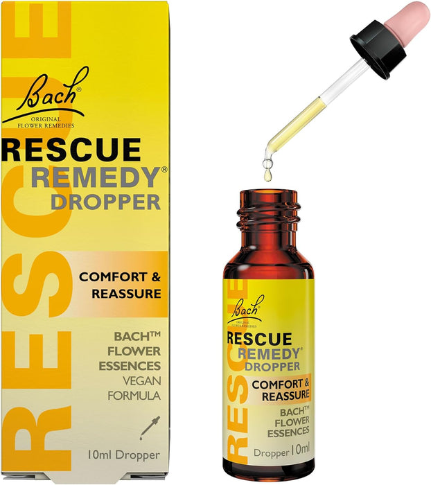 Bach Rescue Remedy 10ml Dropper - Stress Relief at MySupplementShop by Nelsons