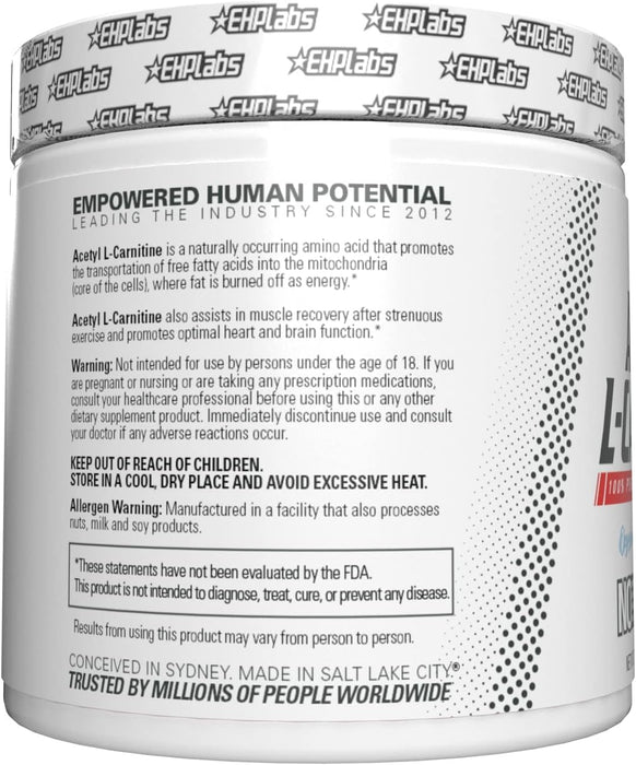 EHP Labs Acetyl L-Carnitine 100g - Acetyl-L-Carnitine at MySupplementShop by EHP Labs