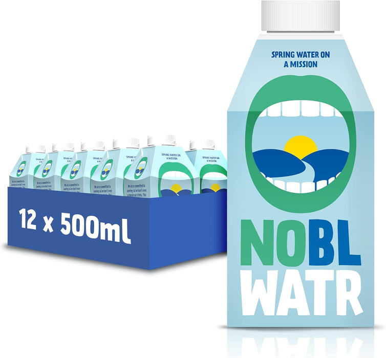 NOBL WATR - Spring Water on a Mission - Bottled Water at MySupplementShop by Nobl