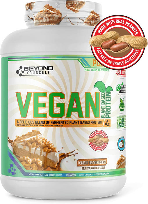 Beyond Yourself Vegan Protein 1.82kg - Peanut Butter Dream - Vegan Protein at MySupplementShop by Beyond Yourself