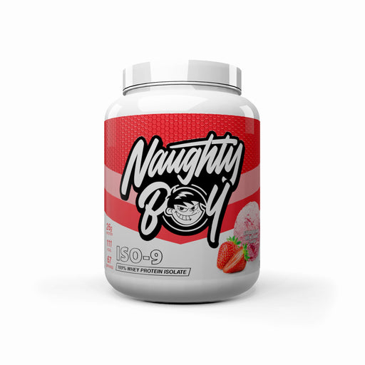 Iso-9, Strawberry Milkshake - 2010g - Protein at MySupplementShop by Naughty Boy