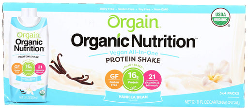 Orgain Organic Protein, Creamy Chocolate Fudge - 462g - Protein Drink at MySupplementShop by Orgain