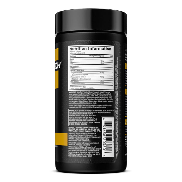 MuscleTech Alpha Test - 120 vcaps - Nutritional Supplement at MySupplementShop by Muscletech