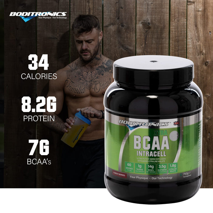 Boditronics BCAA Intracell Xtra 750g - Protein Blends at MySupplementShop by Boditronics