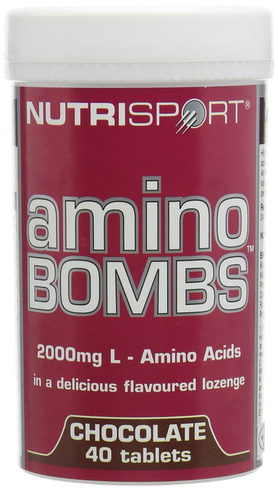 NutriSport Amino Bombs 40 Tablets - Chocolate - Sports Nutrition at MySupplementShop by NutriSport