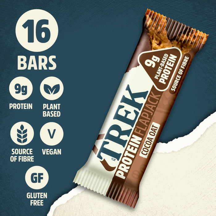 TREK Flapjack- 50g x 16 - High Protein at MySupplementShop by JC's TREK