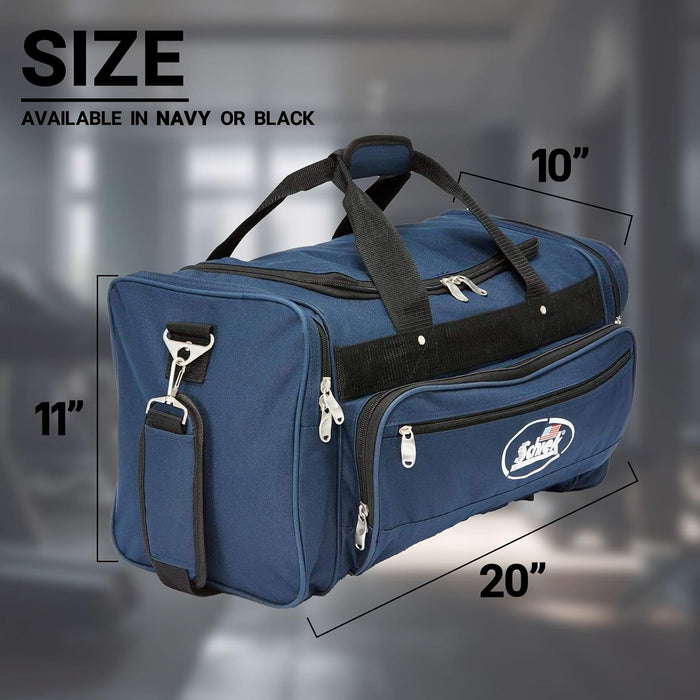 Schiek Deluxe Gym Bag - Bag at MySupplementShop by Schiek Sports