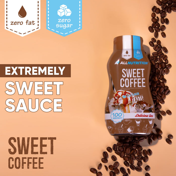 Allnutrition Sweet Sauce, Sweet Coffee - 500ml - Sauce at MySupplementShop by Allnutrition