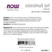 NOW Foods Coconut Oil - Skin & Hair Revitalizing - 89 ml. - Health and Wellbeing at MySupplementShop by NOW Foods