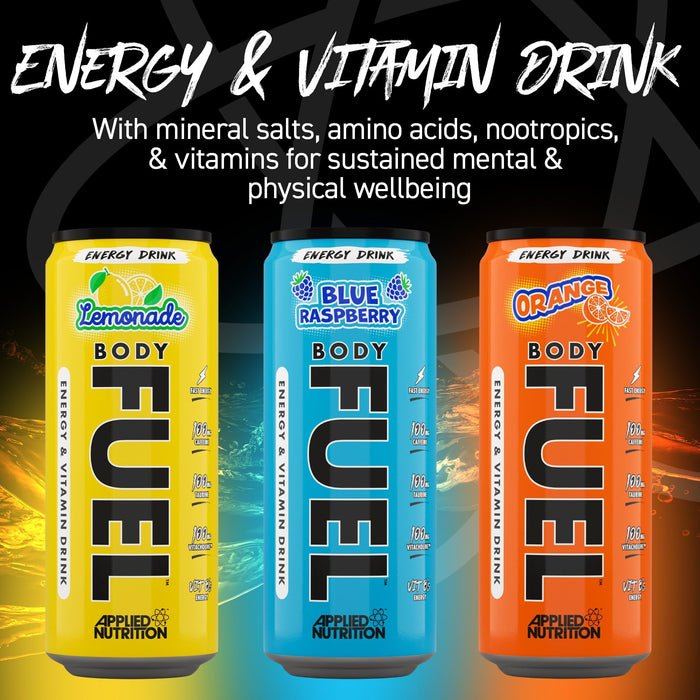 Applied Nutrition Body Fuel CAN 12x330ml - Energy Drinks at MySupplementShop by Applied Nutrition