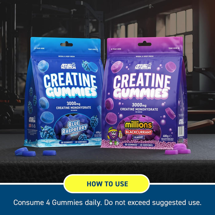 Applied Nutrition 80 Creatine Gummies - Creatine Gummies at MySupplementShop by Applied Nutrition