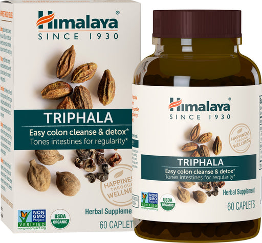 Himalaya Organic Triphala - 60 caplets - Detox & Cleanse at MySupplementShop by Himalaya