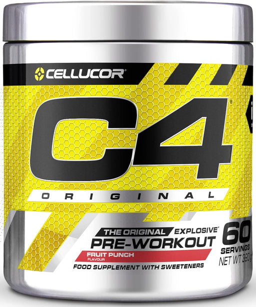 Cellucor C4® Original Pre-Workout 60 Servings - Fruit Punch - Pre Workout at MySupplementShop by Cellucor C4