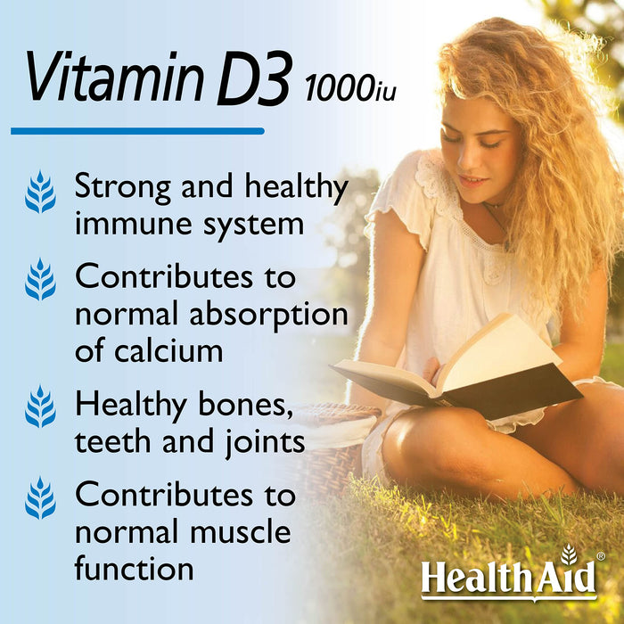 Healthaid Vitamin D3 120 Tablets - Bone Care at MySupplementShop by Healthaid