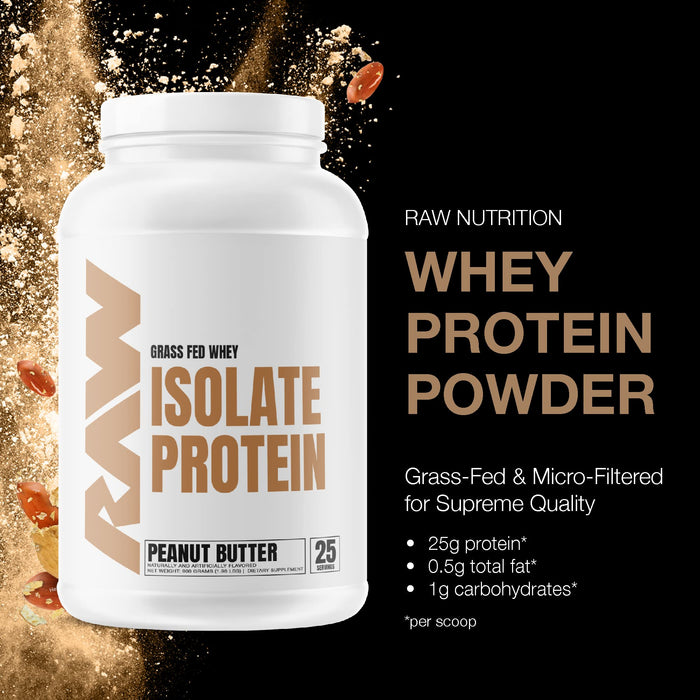 Raw Nutrition Isolate Protein 857g - Whey Protein Isolate at MySupplementShop by Raw Nutrition