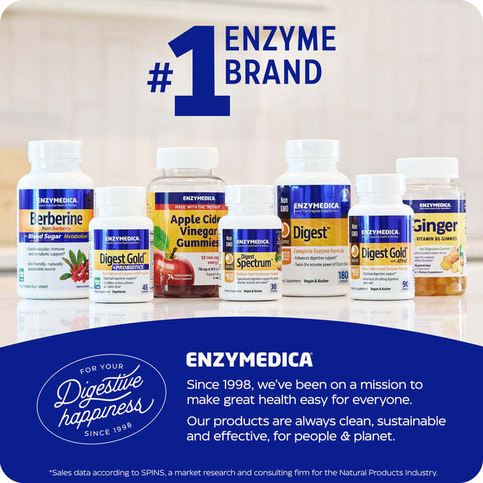 Enzymedica Digest Gold + Probiotics 180 Capsules - Nutritional Supplement at MySupplementShop by Enzymedica